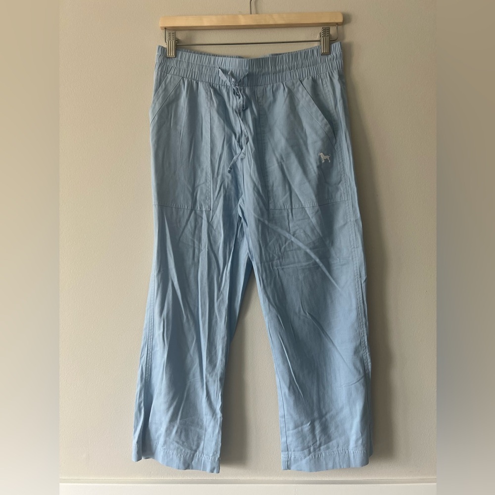 The Black Dog Light Blue Drawstring Pants XS Small